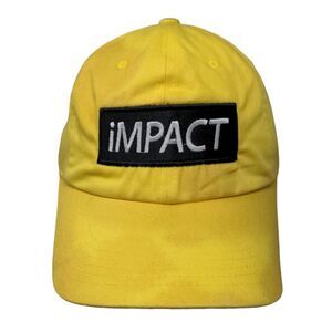 iMPACT Slideback Hat Yellow One Size Adjustable Embroidered Luxury Headwear